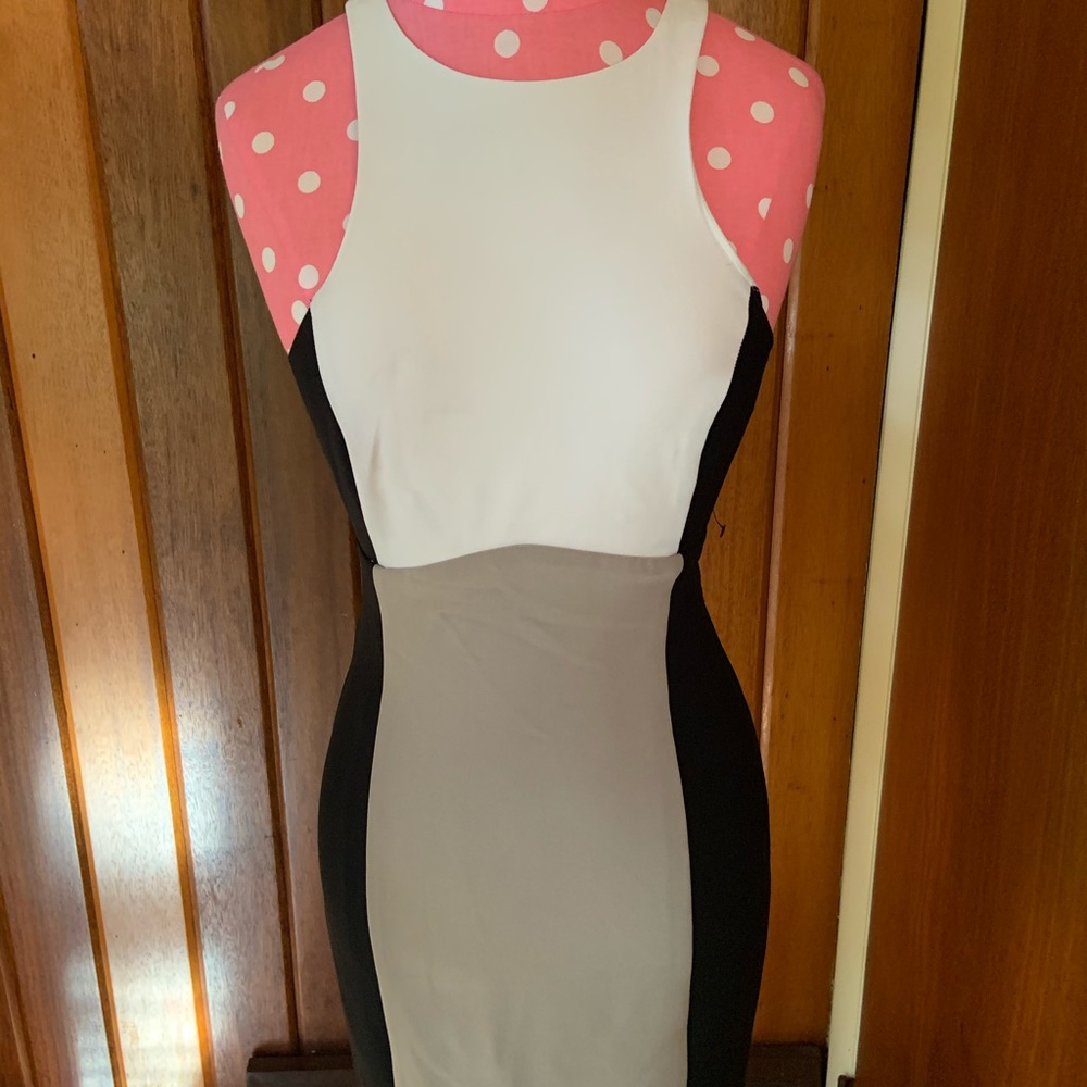 Express Color Block Dress - Picture 2 of 4